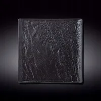 Wilmax Quadratische Platte SlateStone 27 cm Schwarz WL-661107/A