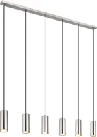 Globo Lighting Hängeleuchte Metall schwarz matt, 6x GU10