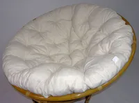 Rattani - Polster, Kissen, Auflage, Ersatzpolster für Rattan Papasansessel, Stoff Nuevo Loneta, D 110 cm,  EU