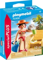 PLAYMOBIL® 70300 Urlauberin mit Liegestuhl
