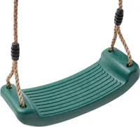 TRIBECCO Schaukel, Spielplatz, Sitz Anti-Rutsch, Kunststoff-Schaukel, Schaukelbrett (Grün)