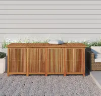 Skrzynia ogrodowa 200x80x75 cm z litego drewna akacjowego
