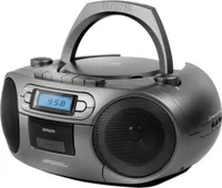 Aiwa BBTC-550MG GREY Przenośny odtwarzacz CD z radiem, kasetą, Bluetooth i USB