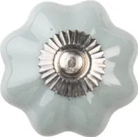Clayre & Eef Türknauf Ø 4 cm Grau Keramik