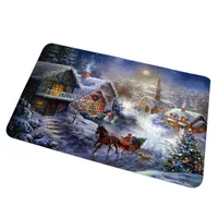 70x50cm #101458 Weihnachten Schneesterne Weihnachtskugeln Fußmatte Türmatte 