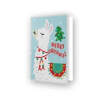DIAMOND DOTZ® Original Diamond Painting Greeting Card Merry Christmas