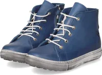 Andrea Conti Kinder Stiefeletten/ Schnürboots Blau Glattleder Größe: 33