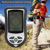Gerät für Outdoor / Wandern / Campen, LCD-Digitalanzeige, Kompass, Höhenmesser, Barometer, Thermometer, Temperatur