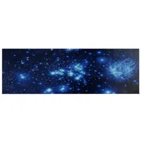 LED-Bild, Leinwandbild Leuchtbild Wandbild, Timer MVG-  120x40cm Sternenhimmel