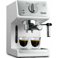 DeLonghi Active Line ECP33.21.W, pracovná doska, kombinovaný kávovar, 1,1 l, mletá káva, 1100 W, farba: biela