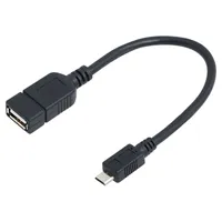 LogiLink AA0035 Kabel połączeniowy USB Micro USB męski - USB żeński(S)