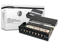DIGITUS DN-91608SD Patch panel biurkowy kat.6, klasa E, 8 x RJ45, 1U(S)