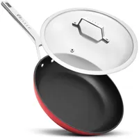 TLESS® Pfanne mit Deckel backofengeeignet Ø 28 cm | Bratpfanne & Universalpfanne für Induktion | sehr widerstandsfähig & spülmaschinenfest |