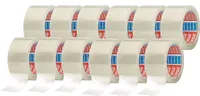 12x tesa Packband 64014 PP transparent 50 mm x 66 m