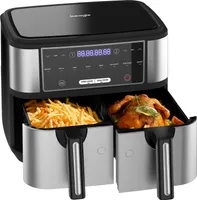Horkovzdušná fritéza KDF-5515 Dvouzónová horkovzdušná fritéza 9 l se 2 komorami