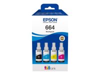 Epson C13T66464A cartouche d'encre 4 pièce(s) Compatible Noir, Cyan, Magenta, Jaune