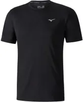 Mizuno Impulse Core Pánske športové/bežecké tričko, čierne, veľ. M