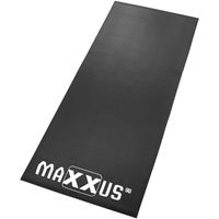 MAXXUS Bodenschutzmatte - 5/10 mm, 240 x 100 cm, Rutschfest, Dämpfend, Größenwahl - Matte, Bodenmatte, Multifunktionsmatte, Unterlegmatte, Schutzmatte für Fitnessgeräte, Laufband, Heimtrainer, Crosstrainer, Gym