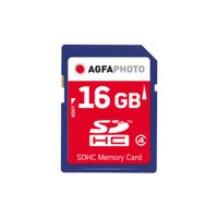 AgfaPhoto 16GB SDHC, 16384 MB, Secure Digital Hochkapazität (SDHC), 100000 Zyklen pro logischen Sektor, 24 mm, 2.1 mm, 32 mm