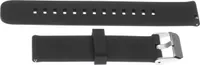 vhbw Ersatz L Armband kompatibel mit Garmin Vivomove, Vivoactive 3, Vivomove HR Fitnessuhr, Smartwatch - 12,2cm + 8,5 cm Silikon schwarz