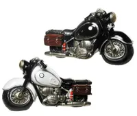 Spardose Motorrad Old Style, Farbe:weiß