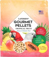 Lafeber Gourmet Pellets - Tropical Fruit - Macaw & Cockatoo - Vyvážené krmivo: pelety s ovocím pre makaky a kakadu 1,81 kg