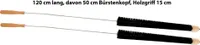 2 x Ziegenhaar Heizkörperbürste - Die Bürste mit langem Bürstenkopf für Heizkörper und Radiator Heizungsbürste