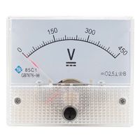 85C1 Zeiger DC Embedded Installation Mess Instrument Analogafel Voltmeter-450 V