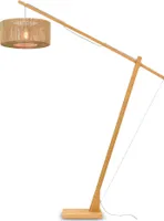 GOOD&MOJO - Stehleuchte Iguazu - Bambus/Jute - 165x50x207cm für Wohnzimmer, Schlafzimmer
