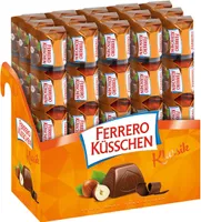 Ferrero Küsschen Nusspralinen mit Halbbitterschokolade 15er Pack