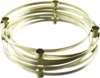 Adventskranz Metallringe Goldfarben Ø 31 cm
