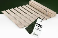 Rollrost 140x200cm Premium -  Hochwertiger Lattenrost aus massivem Fichtenholz FSC®- Für Wohnwagen und Wohnmobile geeignet - Mobiler Rolllattenrost