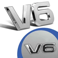 Kaufe 2 Stücke Auto R Racing Logo Emblem Aufkleber Streifen für VW