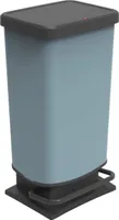 Rotho Abfalleimer 40 L Paso ECO - Treteimer Geruchsdicht - Abfallbehälter 35,3 x 29,5 x 67,6 cm - Mülleimer mit Softclose - Tretabfalleimer