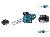 Makita DUC 357 TX2 Akku Kettensäge 18 V 35 cm 7,7 m/s Brushless + 1x Akku 5,0 Ah - ohne Ladegerät