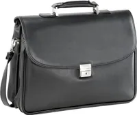 Akten Arbeits Umhänge Tasche Schwarz 44 x33x17cm Groß D & N – Bowatex