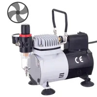 Airbrush kompresor AF18-2 s ventilátorem (pro kosmetické salony, modelingové a tetovací salony)