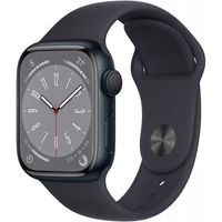 Apple Watch Series 8 Sportarmband 41 mm Aluminium GPS - Smartwatch - mitternacht