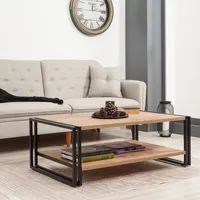 Skye Decor, Cosmo- Cosmo RectusSPH, Atlantikkiefer, Couchtische, 40x110x70 cm, 100% Melaminbeschichtete Partikelplatte
