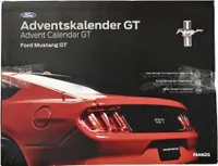 FRANZIS 55111 - Ford Mustang GT Adventskalender race red, Modellbausatz