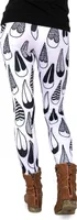 cosey - bedruckte bunte Leggins (Einheitsgröße) - Design Jugendstil