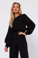 Overall Modell Schwarz Moe. Entworfen und genäht in Polen. L