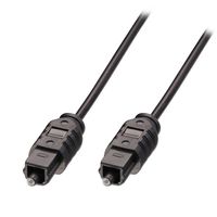 Lindy 35211- Toslink SPDIF digital optisches Kabel, 1 m, Farbe schwarz