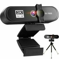 Autofokus Webcam Webkamera PC ,Maximale Auflösung: 2592x1944 , USB-Kamera Webkamera Webcam Full Hd( mit Eingebautes Mikrophon)