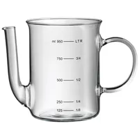 WMF Fettreduzierkanne, 0,75 l, aus hitzebeständigem Glas