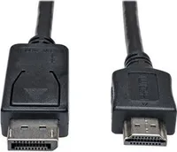 Tripp Lite 6ft DisplayPort to HDMI Adapter Cable Video / Audio Cable DP M/M 6'