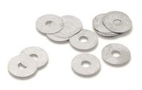 INNTECK Dämpferplättchen Stahl Innen-8 mm x Außen-29 mm x Dicke 0,10 mm 10 Stk