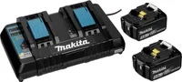 Makita - Nabíjačka batérií + 2 x batéria - Li-Ion - 5 mAh - 2 x nabíjanie batérie