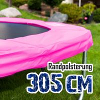 Trampolin-King Randabdeckung für 305cm Trampolin Pink MS-16506