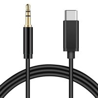 Aux Kabel USB C Auto Handy, Aux USB C 3,5mm Klinke Auf USB C Kabel, für Typ-C-Gerät, Kopfhörer, Home/Car Stereos (Schwarz)